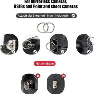 Clysuply Macrame Camera Strap For DSLR Camera. Adjustable Handwoven Universal Neck & Shoulder Strap Gift for Photographers